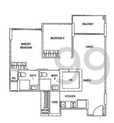 Blk 520C Centrale 8 At Tampines (Tampines), HDB 3 Rooms #500146161